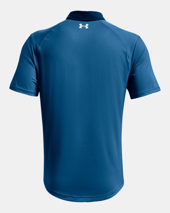Men's UA Iso-Chill Polo Graphic, Blue, pdpMainDesktop image number 5